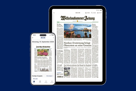 Smartphone und Tablet mit der E-Paper App