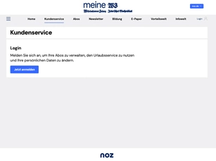 meine wz - Anmeldung